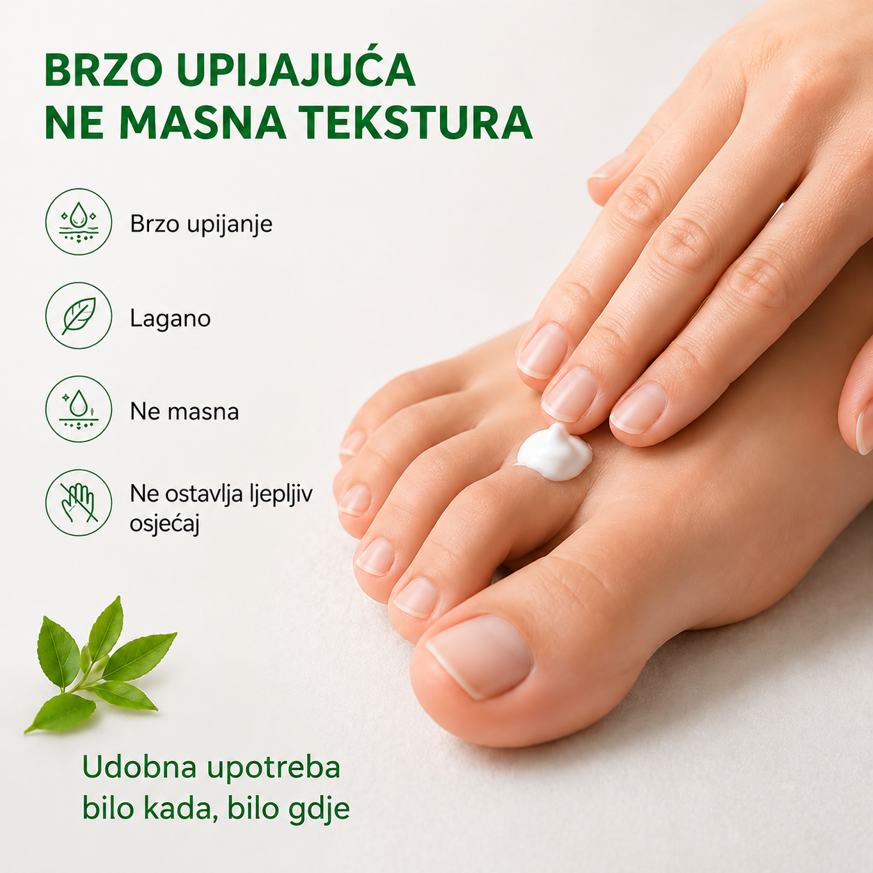 Krema za gljivice na noktima -  1 + 1 GRATIS!