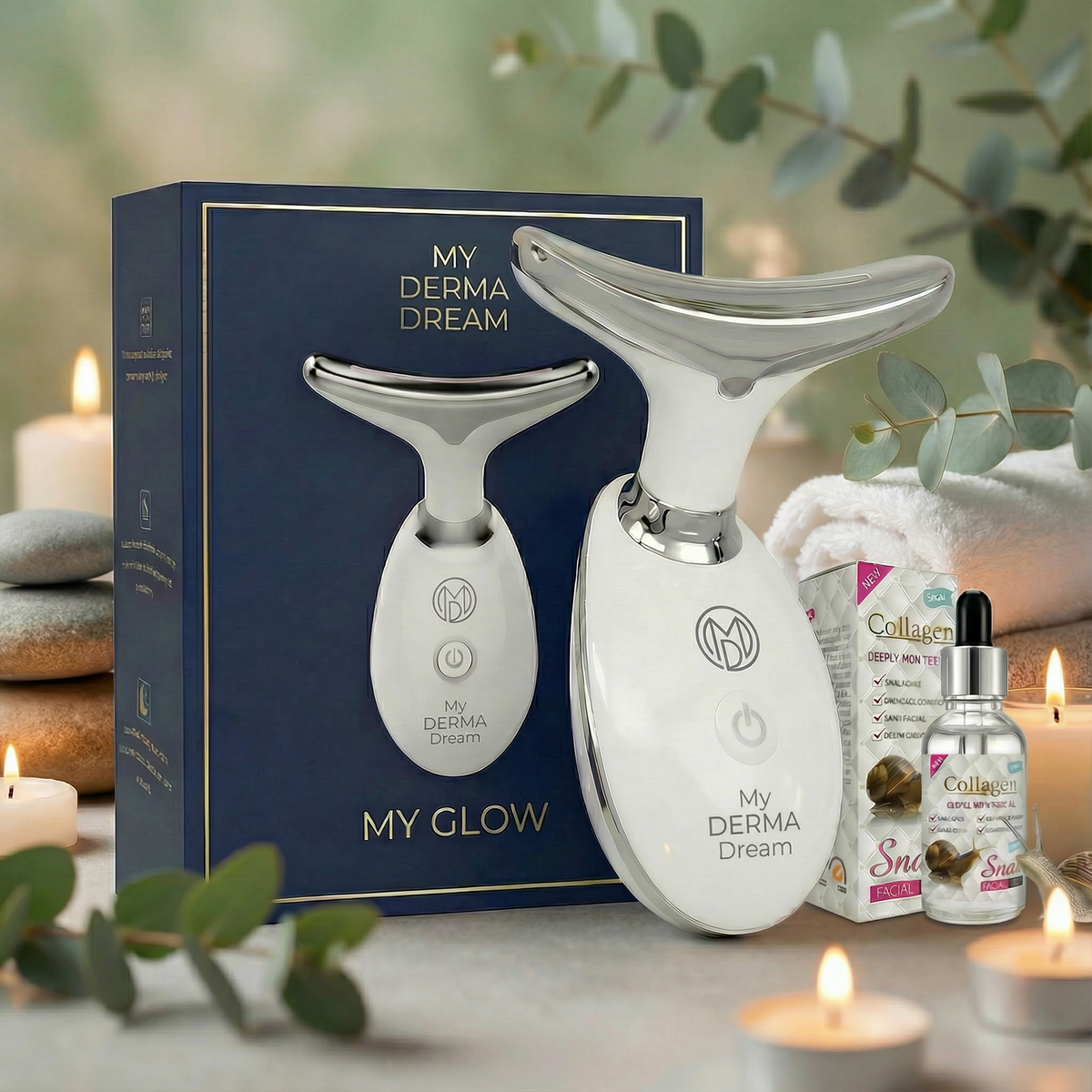GlowLift™ Anti-age masažer + POKLON Snail serum