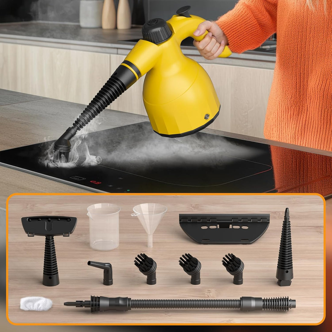 SteamPro™ Ručni Paročistač + POKLON pjena za uklanjanje mrlja 🎁